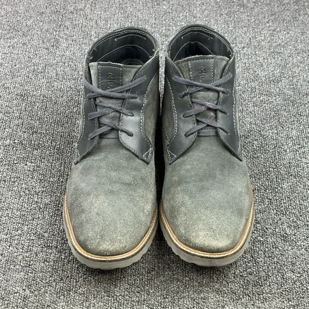 Reserved Footwear The Union RF140 Gray Suede Chukka Boots Men's Size 13